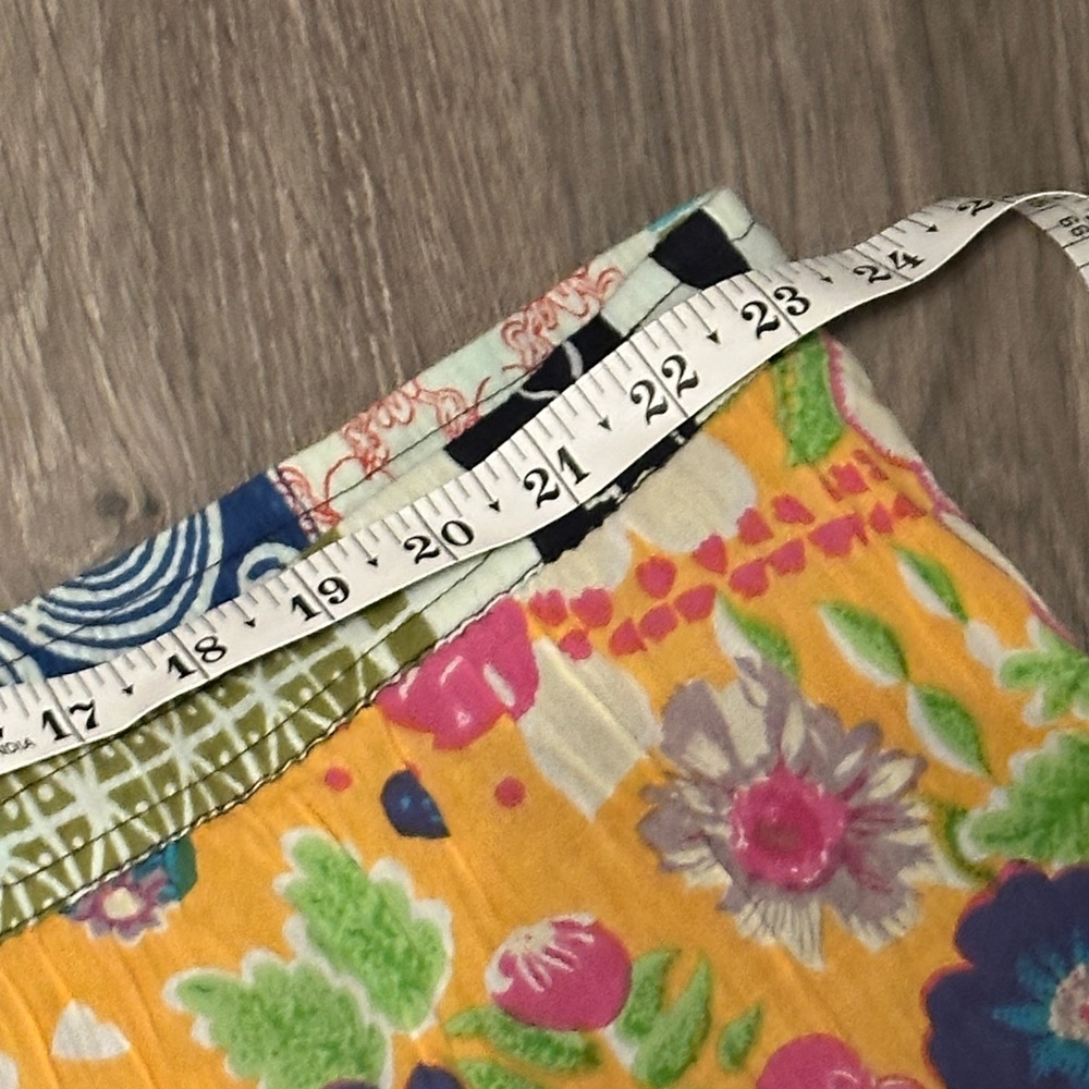 Bay Studio Multicolor Patchwork A-Line Skirt - image 8